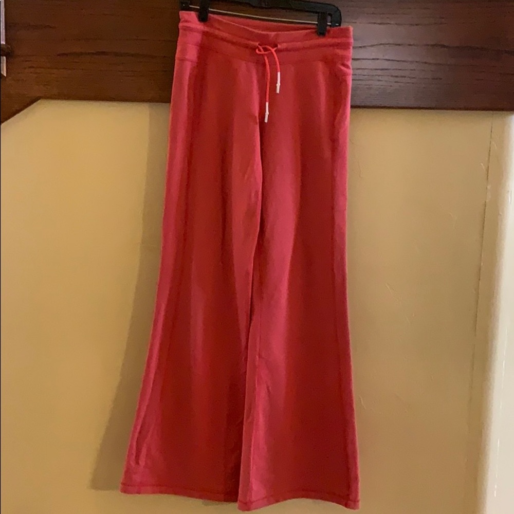 Lululemon coral flare lounge pants
